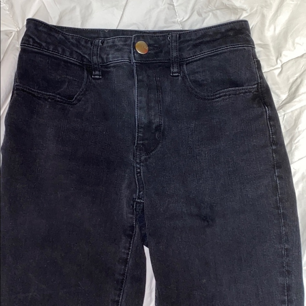 black american eagle jeans